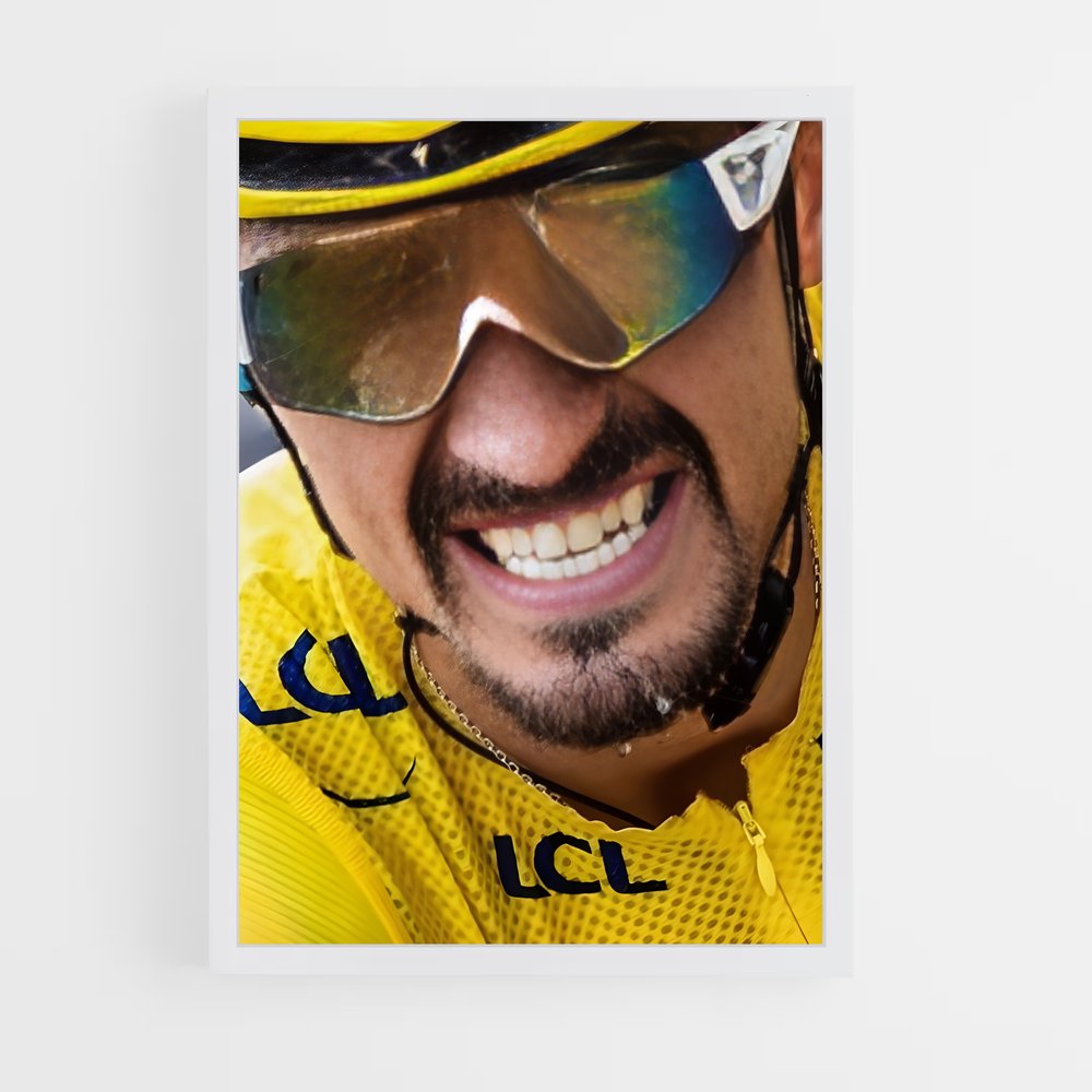 Poster La Force du Jaune – affiche Cyclisme (vue 3)